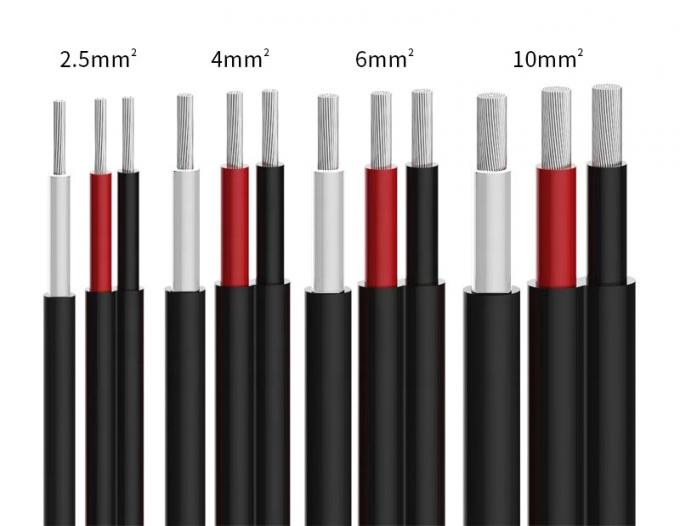 Solar 4mm Solar PV Cables 6mm2 for Solar Photovoltaic Car Low and Medium Voltage Cable 3