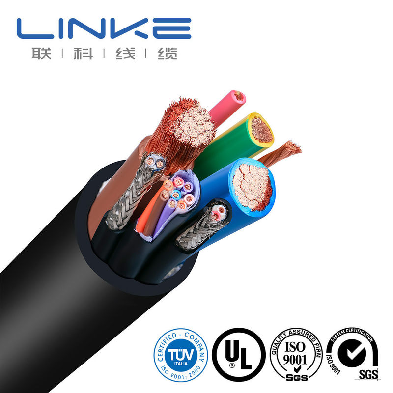 Energy Cable Multiple Core Design TPU Jacket for Powerline Wire in Energy Vehicles