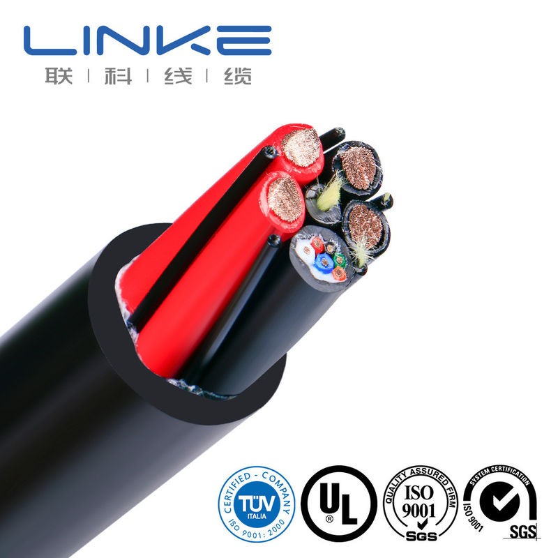 Custom EV Charging Cable with Stranded Conductor Type and Round Wire Material Shape