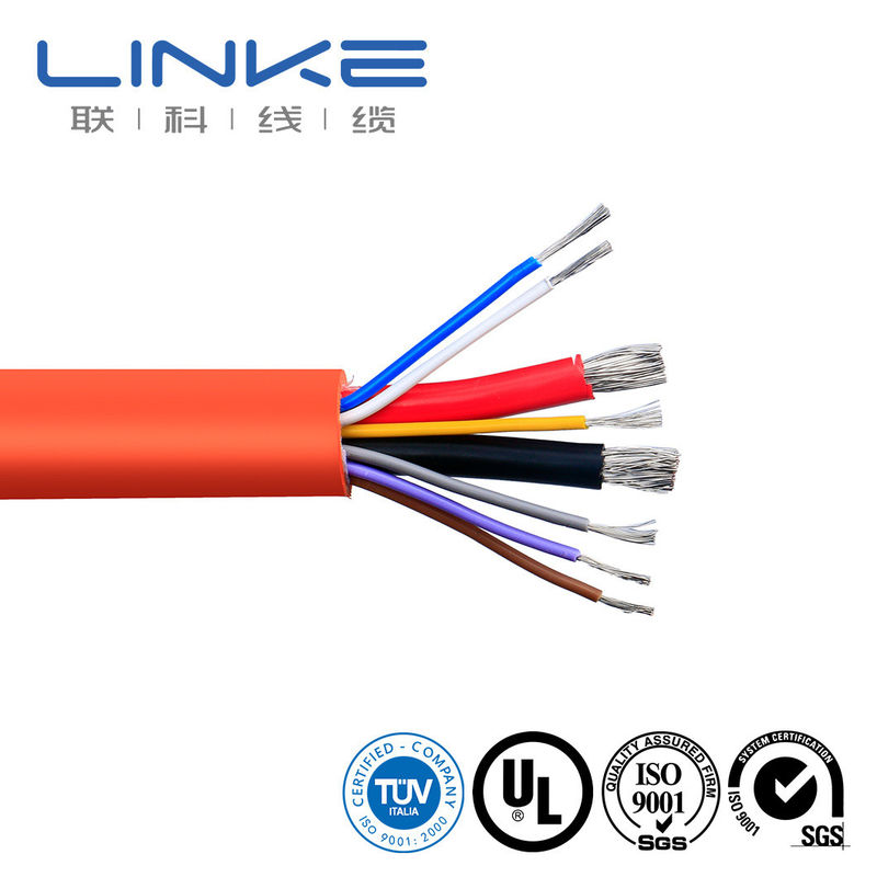 Customization 16 AWG 1 Pair Solid New energy  Cable with PVC Foil Shield and PVC Jacket EV Charger Cable