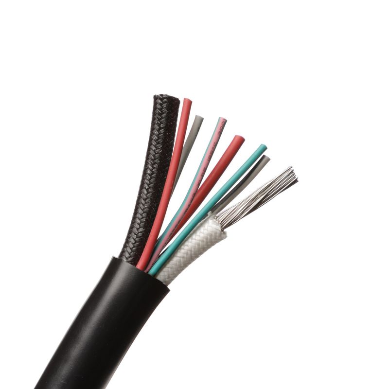 Customization 16 AWG 1 Pair Solid New energy  Cable with PVC Foil Shield and PVC Jacket EV Charger Cable
