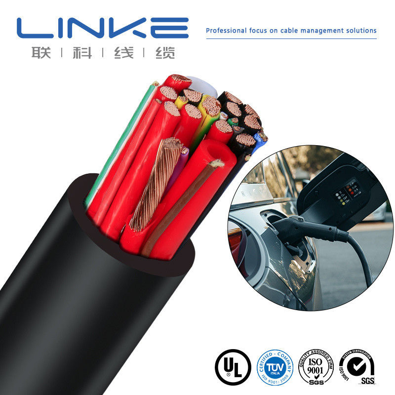 TUV Certified H07bz5-F 3G1.5mm sup2 2X0.5mm sup2 AC EV Charging Cable with Copper Core