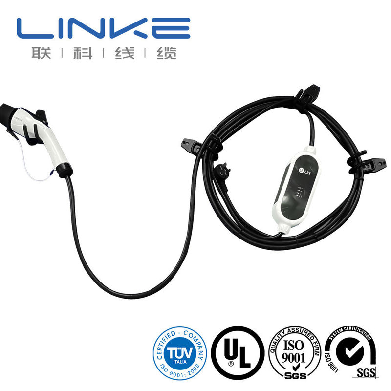 305 Cable Length EV Charging Cable with IEC 62196-2 Type 2 and SAE J1772 Type 1 Connectors