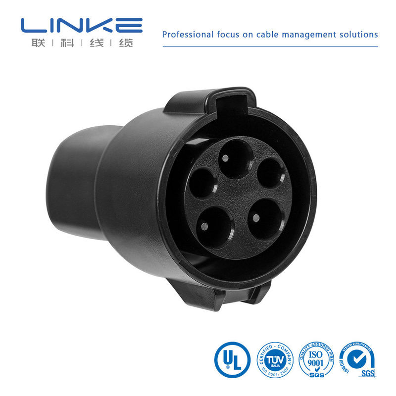 5m Electric Vehicle Charger Cable 16A 32A TUV Sud Certified AC Station Connector Plug