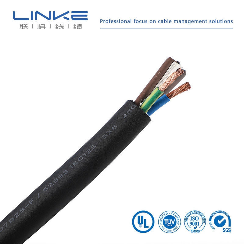 Customization XLPE3 Core 6 sup2 Charging Cable for Charging Pile Wire in Underground EV Charging Pile Cable