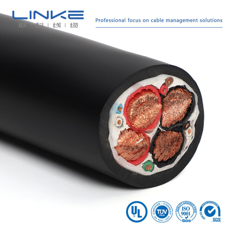 Insulated Copper Conductor High Voltage Cable for Special Soft Silicone Environments EVP-SIR High-Temperature HV Wire Industrial HV Silicone Cable
