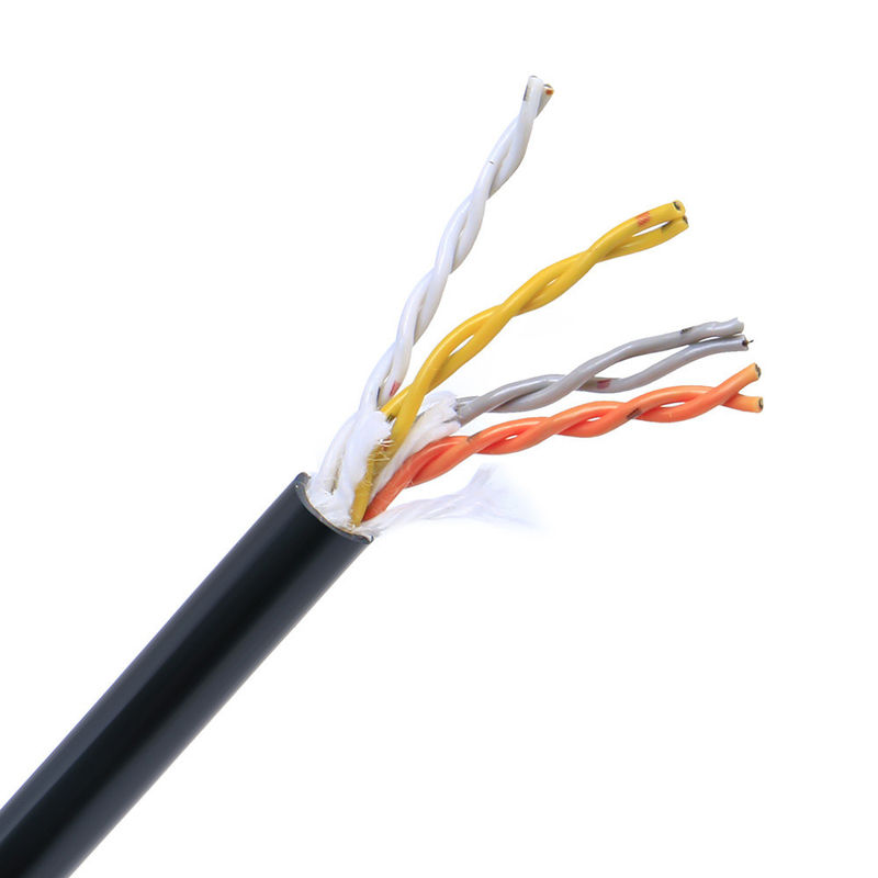 Customized Shielded Data Cable CAT6 FTP with Flame Retardant LSZH Sheath for High-Speed Data Transmission