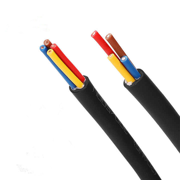 Flexible PVC  Round  Electrical Elevator Lift Cable with Knitting UV-Resistance Crane Cable Continuous Flex Rating Wire