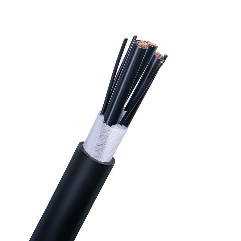 Low Halogens Signaling Cable Coaxial Cable with 4G1.5mm2 and 7g2.5mm2 for Power Control