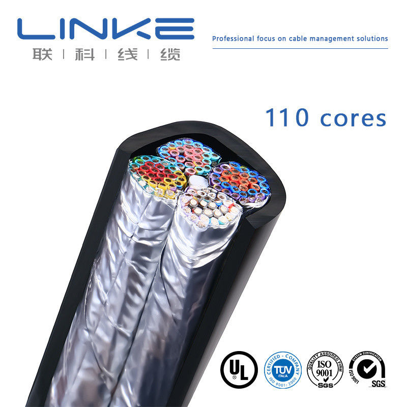 UL2464 Automotive Wire Cable with Tinned Copper Conductor Halogen-Free Insulation and 110 Cores for Semiconductor Control