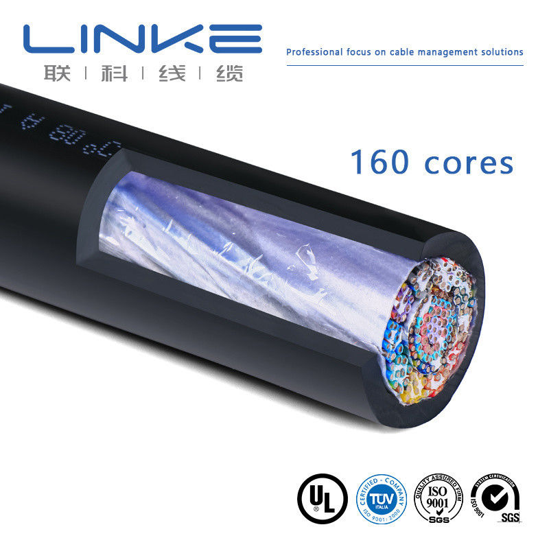 UL2464 Automotive Wire Cable with Tinned Copper Conductor Halogen-Free Insulation and 110 Cores for Semiconductor Control