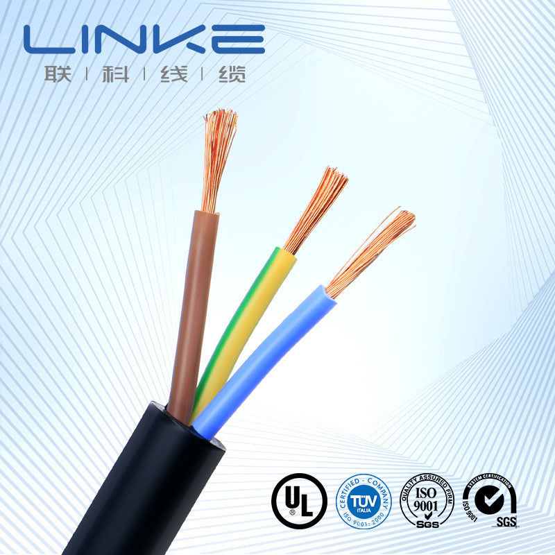 RS PRO 3 Core x 0.75sqmm(Class 5 PCW), PVC Insulated,PVC Sheathed, 300/300V,H03VV-F.