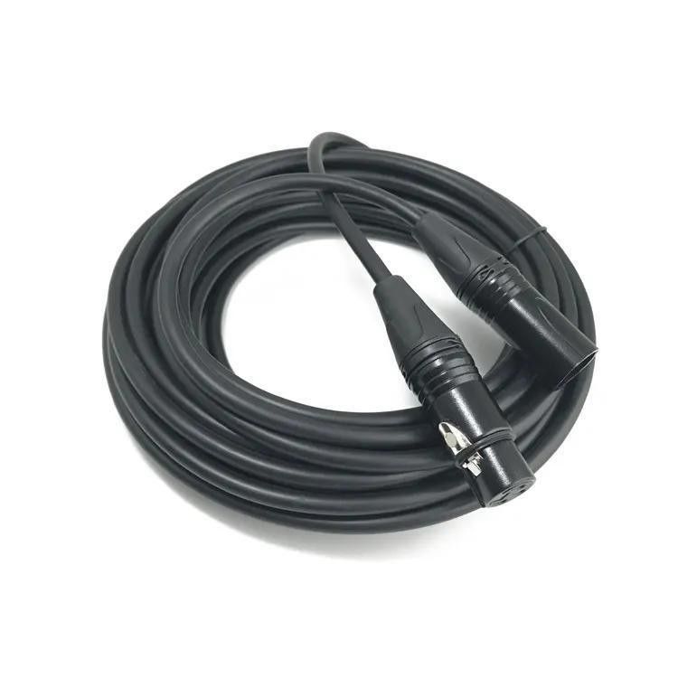 Customizable Length XLR Cable with High Sound Quality and Bare Copper Wire for Professional Audio