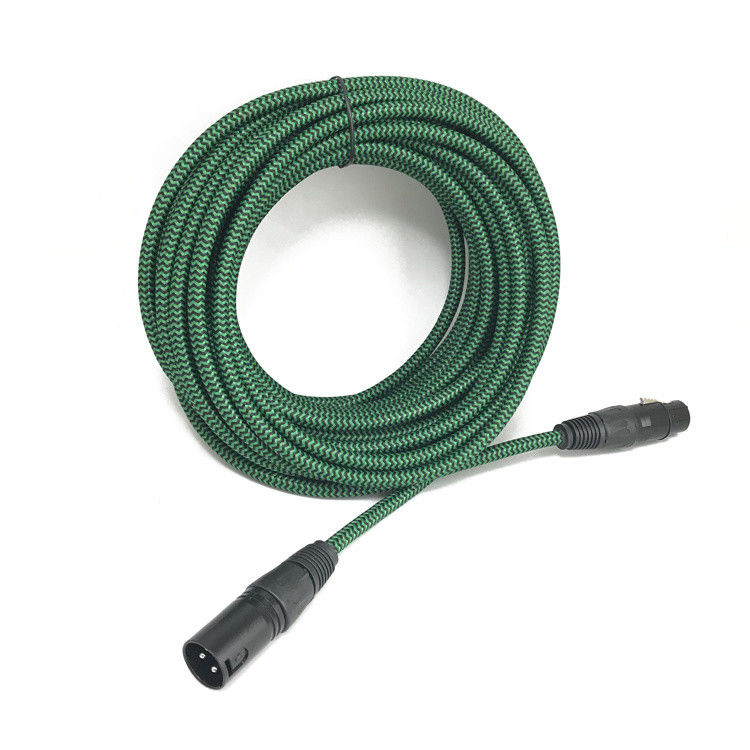 Professional 3 Pin Male to Female XLR Cable with Bare Copper Wire for High Sound Quality Audio