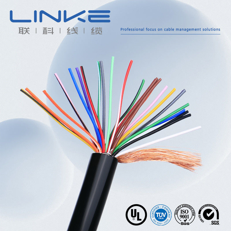 High Performance Copper Conductor Control Cable with Silicone Jacket for Wide Temperature Range Industrial Communication