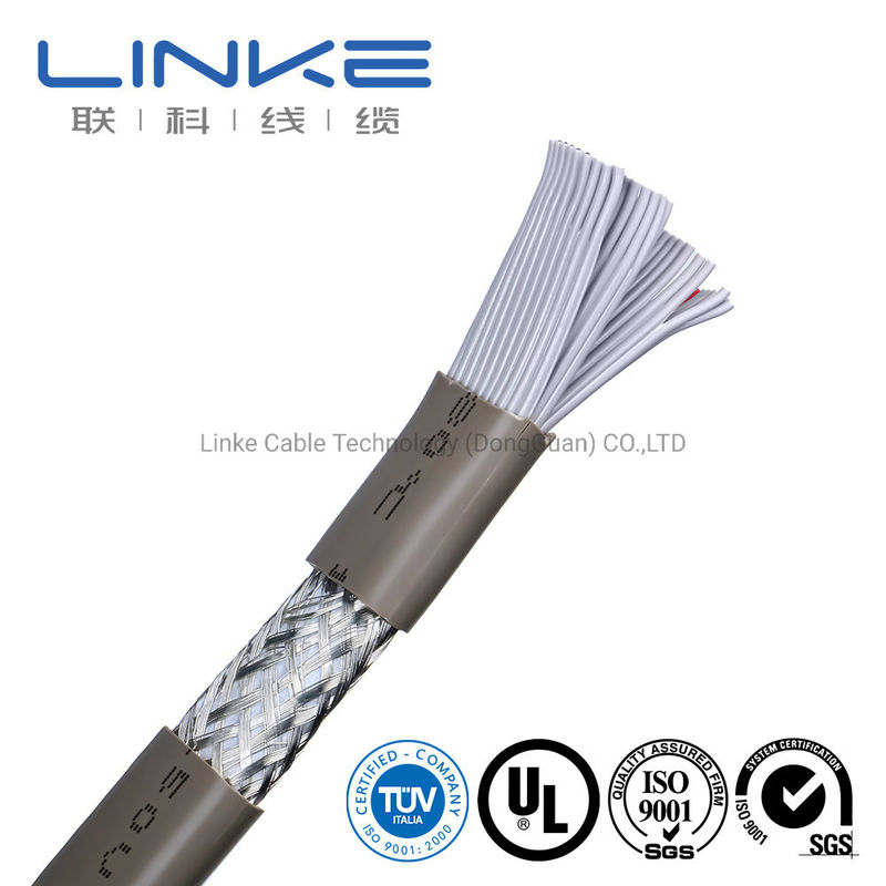 50 Core 28AWG Flat Cable with PVC Pipe Bandaging and SATA/SATA Interface UL Electrical Wire