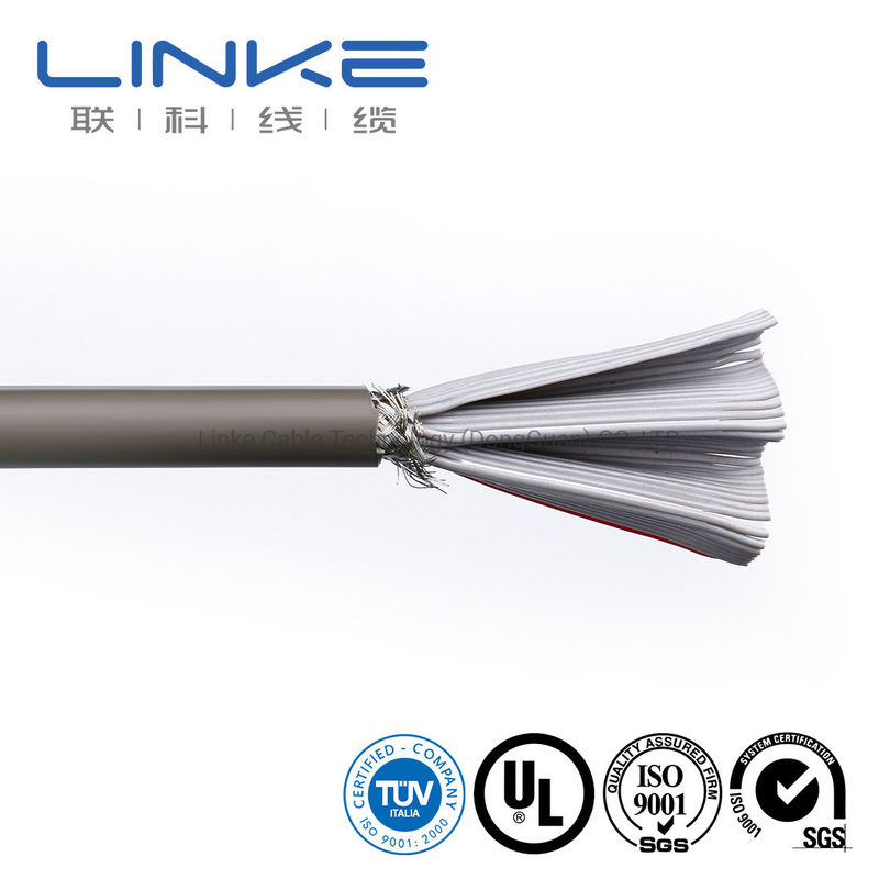 Spit Flat UL Electrical Wire With PVC Pipe Bandaging Materials And 50 Core 28AWG