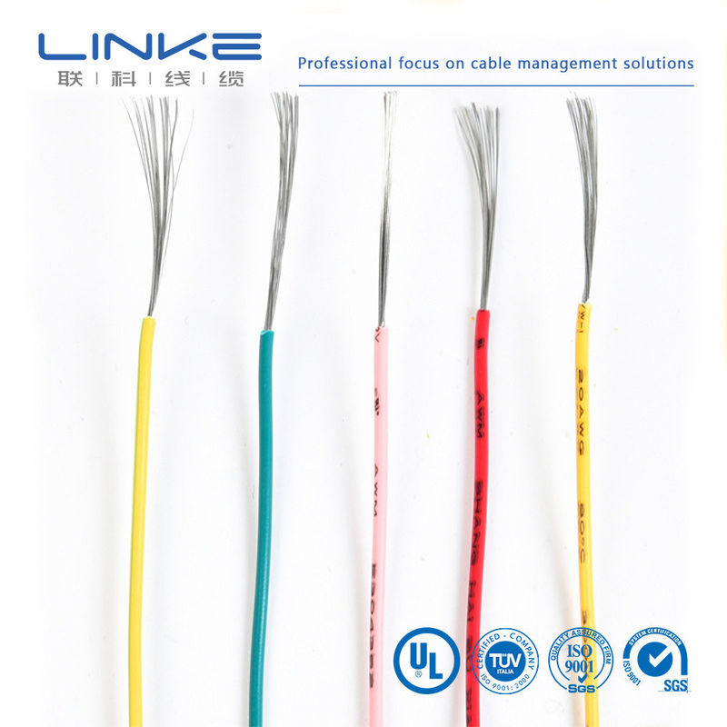 UL1723 FEP Insulation 10-30AWG Tinned Copper Single Core Cable Low Smoke Zero Halogen Cable