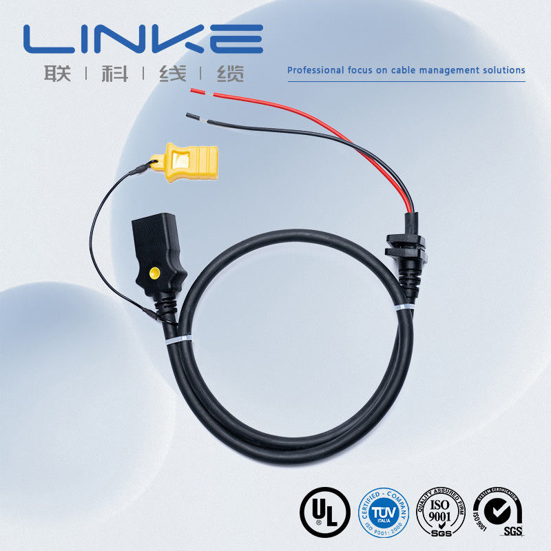 RF Coaxial Connector Wire Harness with Copper Conductor, Wide Temperature Range, and Customizable Insulation for RF Applications
