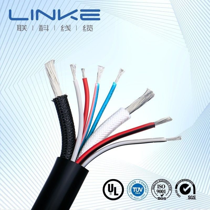 Multi-core wire RG6 Rg11 Rg59 Coaxial Cable for Instrumentation Teflon robot connection cable