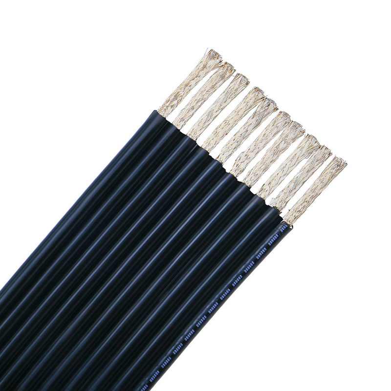 Medical Biocompatible Flat Ribbon Cable with Shielded Tinned Copper and PVC Jacket for Custom Applications