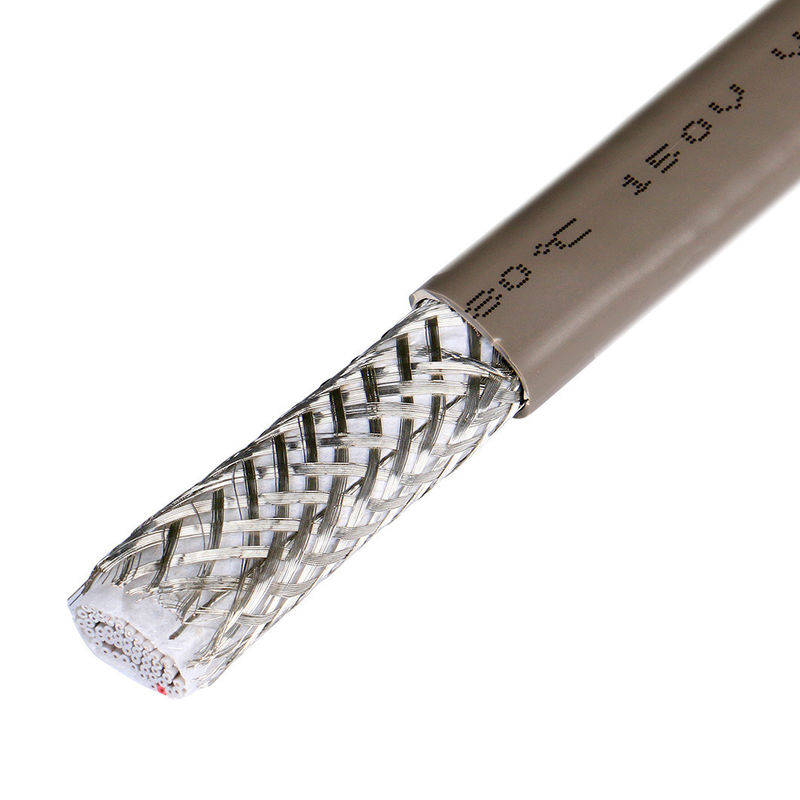 Sheath Material PVC UL2464 Grey with Red Edge 20 Pin Flat Ribbon Speaker Cable