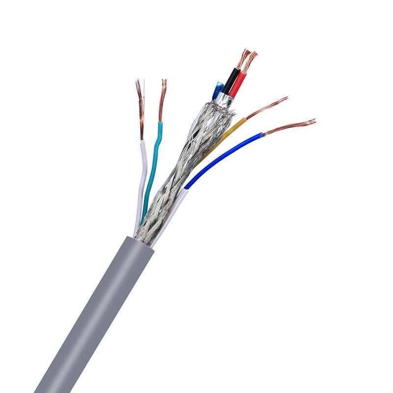 J 2X24 AWG Fiber Insulation Fiber Mesh Thermocouple Cable High Voltage Cable Full Payment