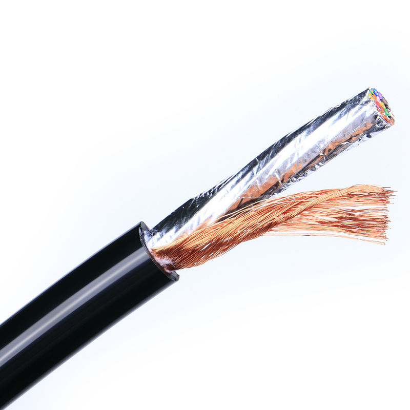 High EMC Performance Copper Braided Shielded PVC Soft Cable with Tinned Copper Conductor for 600V Applications