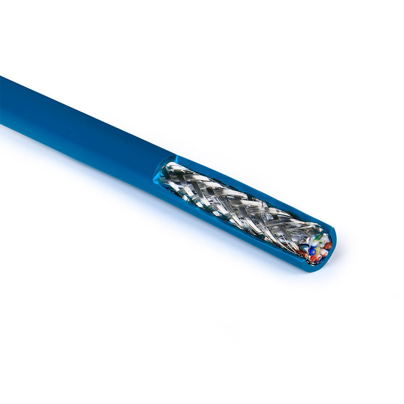 Black Outdoor Cat5e Network Cable with Waterproof Shielding and Low Medium Voltage