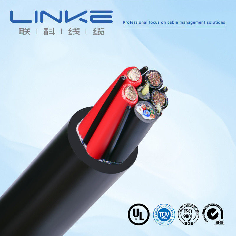 Round Wire Copper Core Multiple Waterproof Rubber Flexible Cable for Submarine Equipment