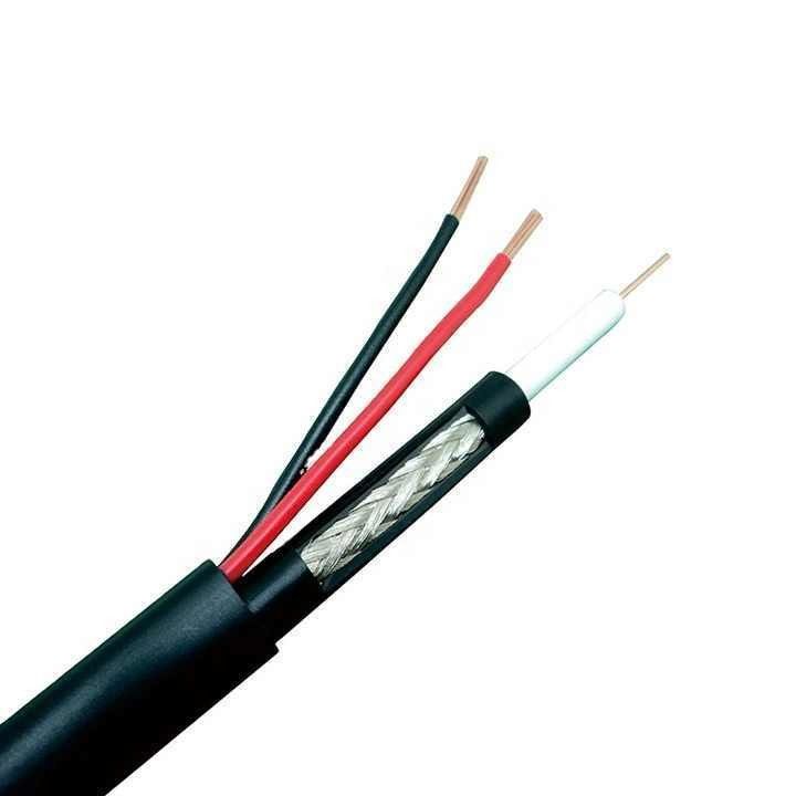 UL1007 30 AWG Black Power PVC Copper Conductor Electrical Power Coaxial Electric Cable
