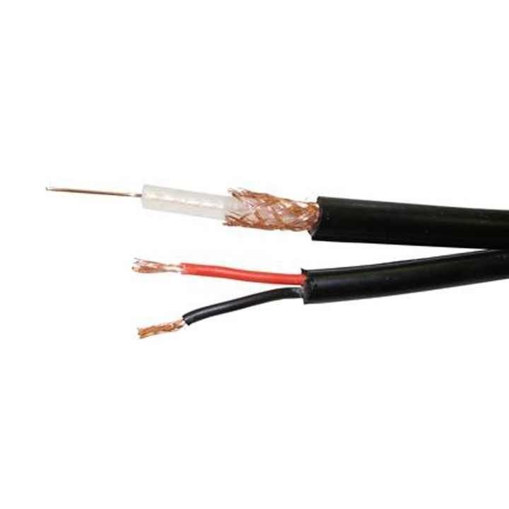 Round Wire CCTV Camera Cable Rg59 2c Power OEM Rj59 Coaxial Cable for Security System