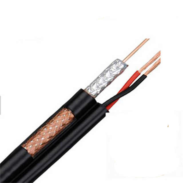 Round Wire CCTV Camera Cable Rg59 2c Power OEM Rj59 Coaxial Cable for Security System