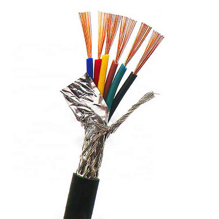 UL2464 Electric Cable Multi Core AWM Tinned Copper Braid Shield PVC Power Cable High temperature resistant cable