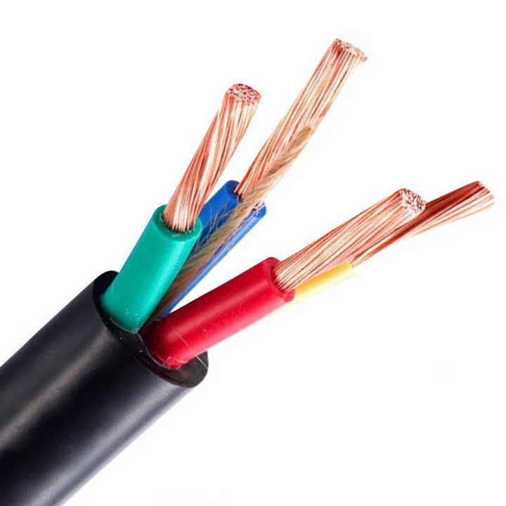 Copper Core Electric Rubber Mining Cable 25mm2 for Underwater Fish Plant