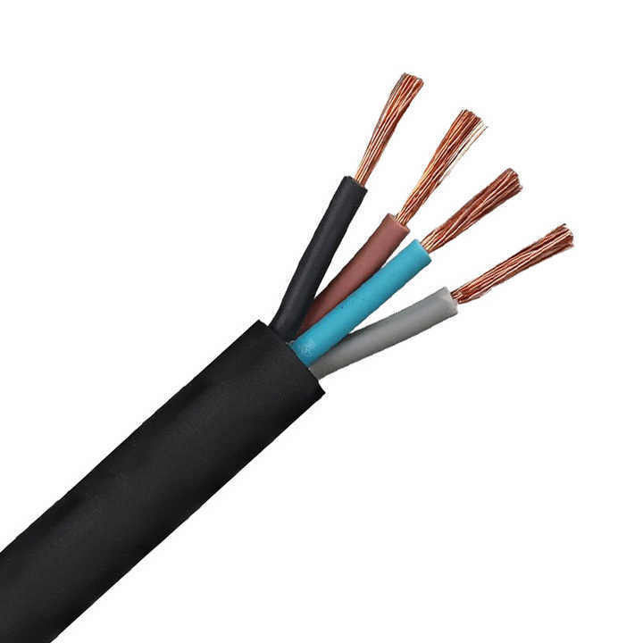 Copper Core Electric Rubber Mining Cable 25mm2 for Underwater Fish Plant