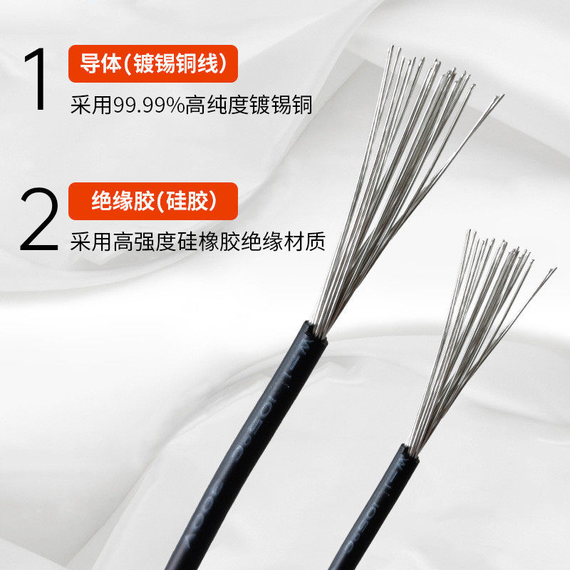 200 deg 300V Tinned Cooper Braid American Standard UL1569 Cable for Customized Orders