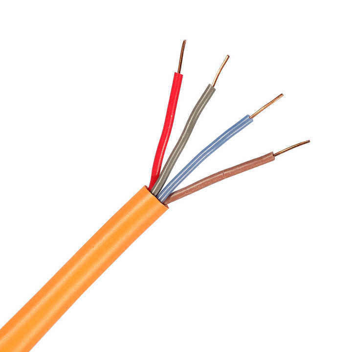 14AWG Bare Stranded Tinned Copper Fire Resistance Cable with XLPE Insulation and 300V Rated Voltage for Fire Alarm Systems