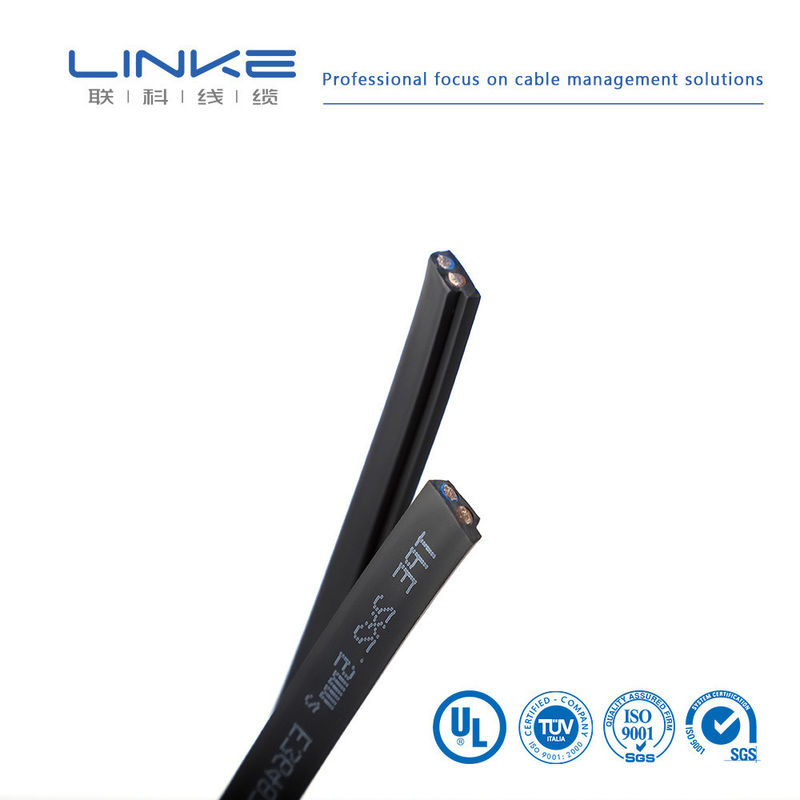 PVC Sheath Tinned Copper Core 300V Rated Flat Cable for Automotive and Industrial Applications