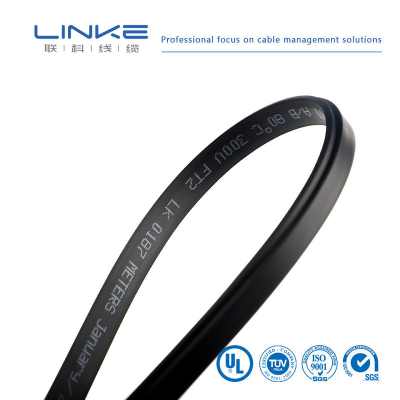 PVC Sheath Tinned Copper Core 300V Rated Flat Cable for Automotive and Industrial Applications