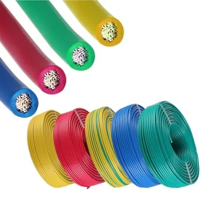 Three Color Line UL10012 Copper Wire 105 Centigrade Standard Conductor Cable Electron Wire