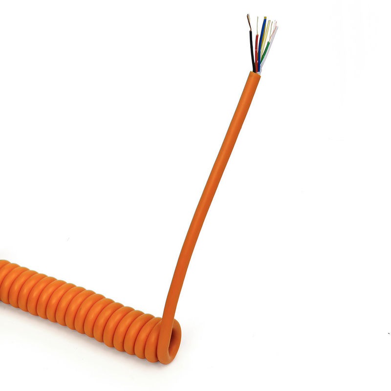 Spiral Spring Cable with 0.1-450mm² Range 300-600V Rated Voltage for Heavy Truck and Trailer Applications