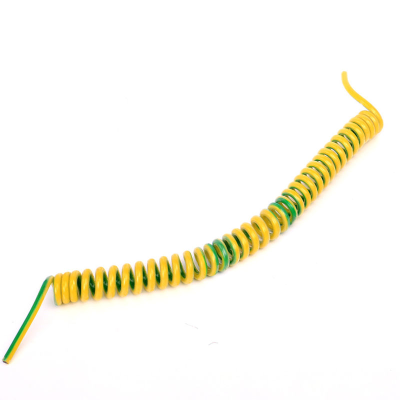 PUR Silicone Low Voltage Cable Spiral Coiled CCC Certified For Robot