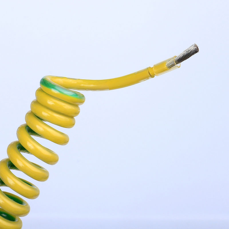 PUR Silicone Low Voltage Cable Spiral Coiled CCC Certified For Robot
