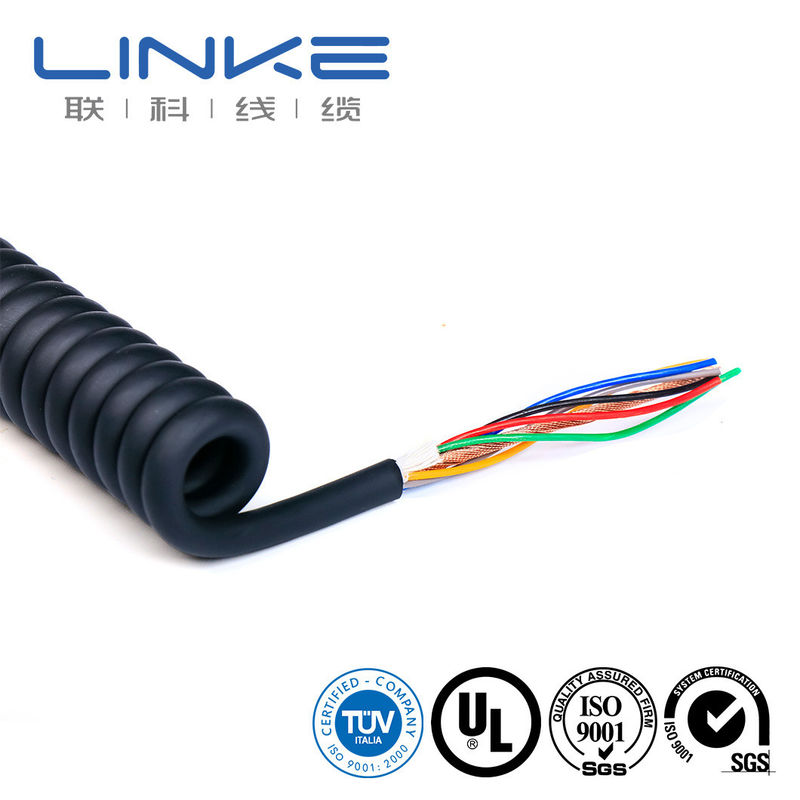 Multi Cores Spring Cable For LED ODM And Automobile Package Gross Weight 30.000kg