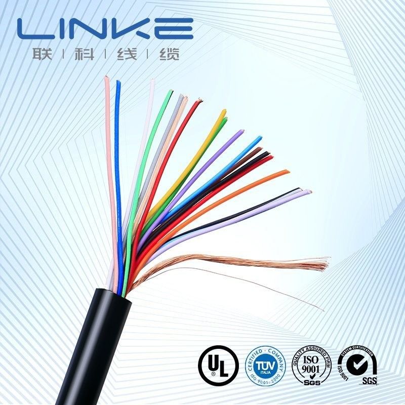 PVC Mixed Material Trailer Low Voltage Cable 2-10 Cores For Fire Fighting System