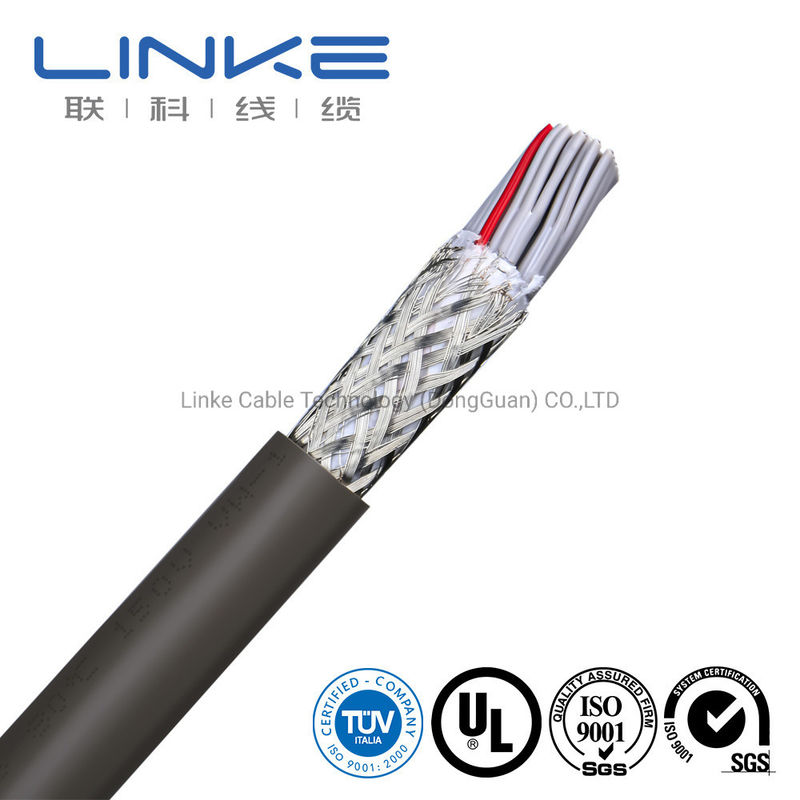 UL2651 Shielded Flat Ribbon Cable with TPU Insulation and Copper Conductor for Flame Retardant Applications