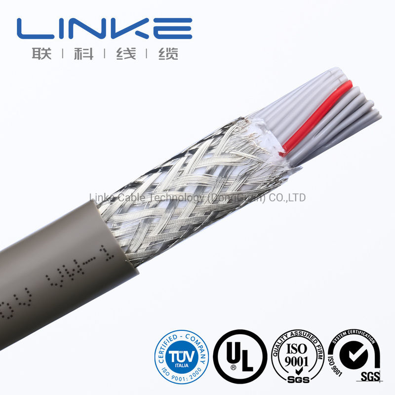 UL2651 Shielded Flat Ribbon Cable with TPU Insulation and Copper Conductor for Flame Retardant Applications