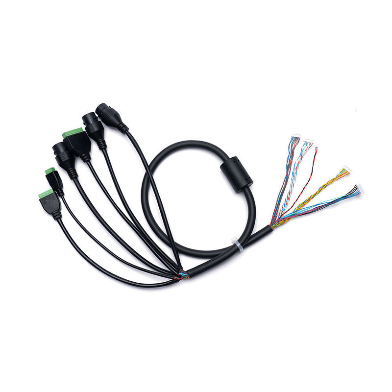 OEM Auto Electrical Wiring Cable Harness Customized Industrial WIth Copper Core