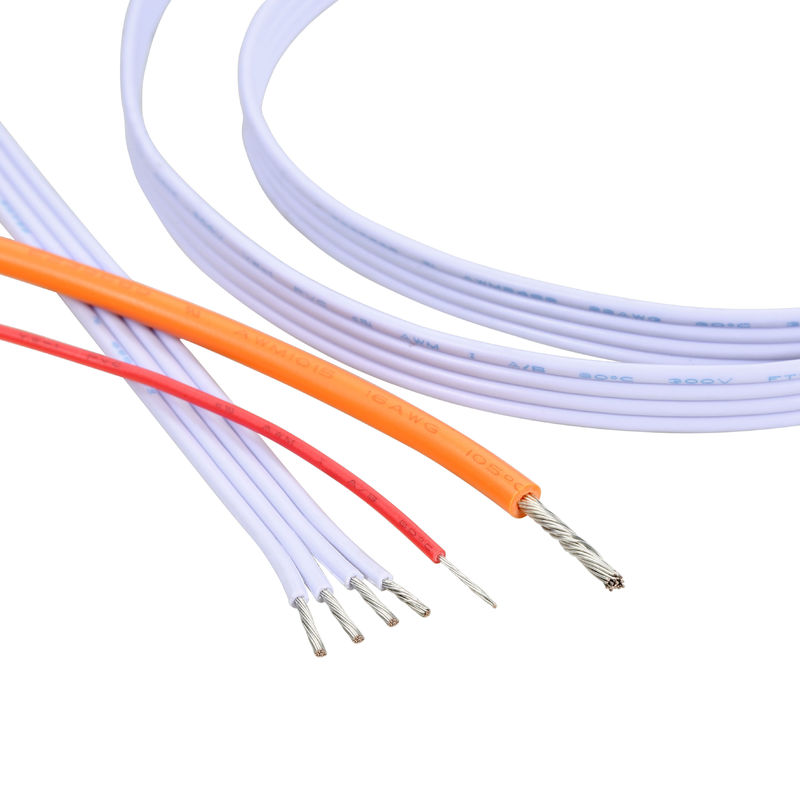 Three Color Line Environmental Protection Tinned Copper Conductor Cable UL1569 30AWG Wire
